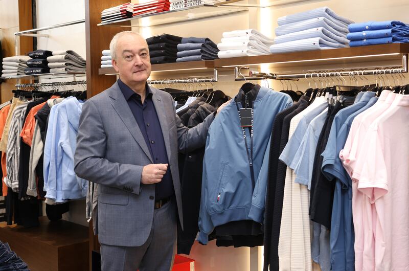 “There was already a trend against suits, but Covid accelerated it no end," - Mark Dinneen of John Taylor menswear shop on Baggot Street 
Photograph : Laura Hutton 