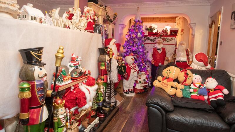 Inside Josie Leonard’s house in Crumlin. Photograph: Bryan James Brophy