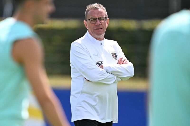 Ralf Rangnick has made Austria stronger than the sum of their parts. Photograph: Gabriel Bouys/AFP via Getty Images