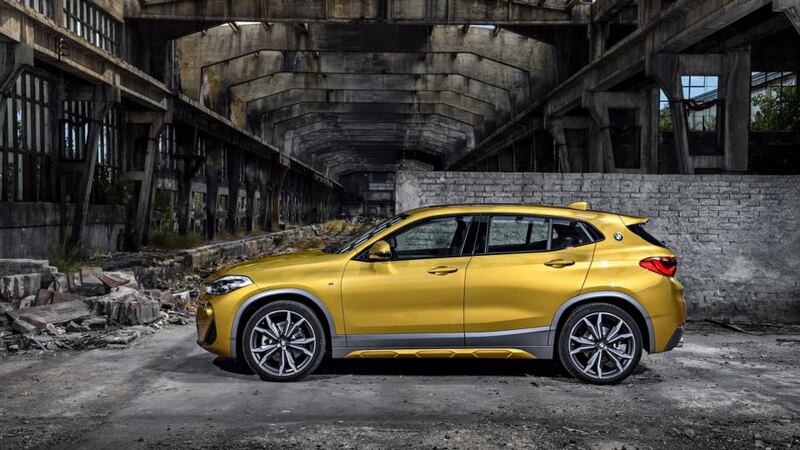 BMW X2: despite its size it can tackle the rough and tumble of driving through mud or snow