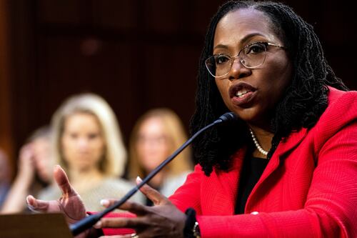 Appointment of first black woman to US supreme court moves step closer