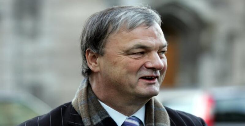 Fianna Fáil's fundraiser during the Ahern years, Des Richardson, arriving at Dublin Castle to give evidence to the Mahon tribunal in 2007. Photograph: Eric Luke