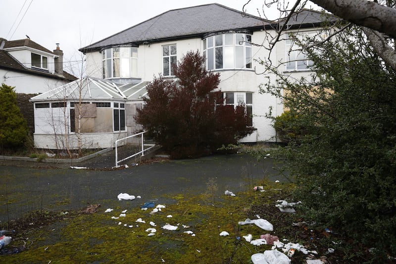 Ardeeshal Lodge, the former nursing home at 25 Upper Glenageary Road, owned by Peter McVerry Trust and currently on the Dun Laoghaire-Rathdown County Council's derelict sites register. Photograph: Nick Bradshaw