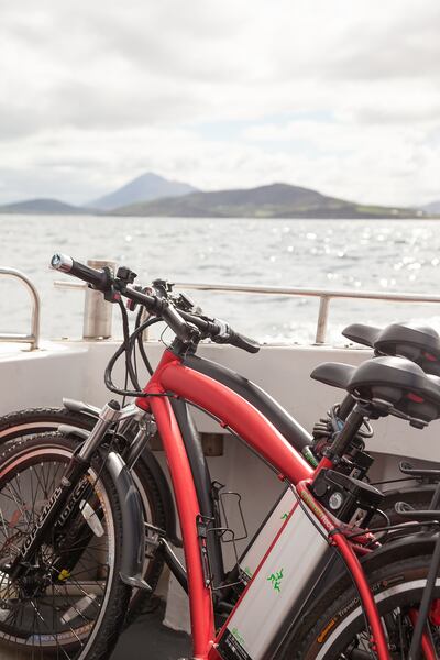 Clare Island Ferry with Croagh Patrick behind