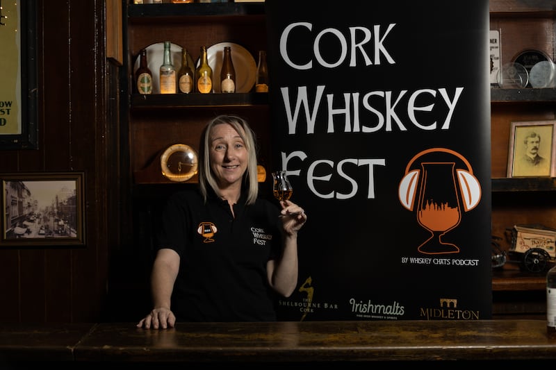 Sonya O’Dwyer at the launch of Cork Whiskey Fest. Photograph: Darragh Kane