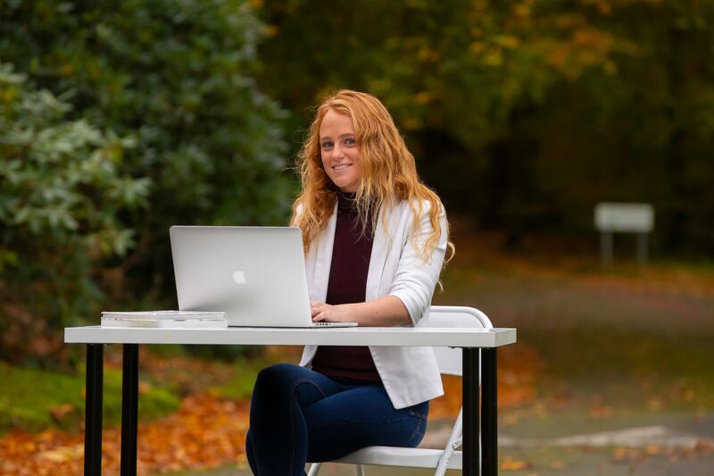 Grace Doyle who is studying the fully online part-time Higher Diploma in Computer Science at WIT. Photograph: Patrick Browne