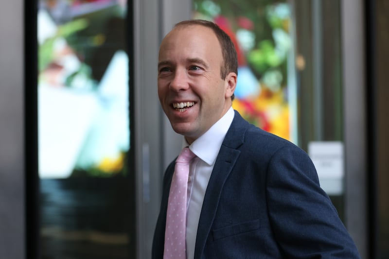 Matt Hancock, former cabinet minster. Photograph: Hollie Adams/Getty Images