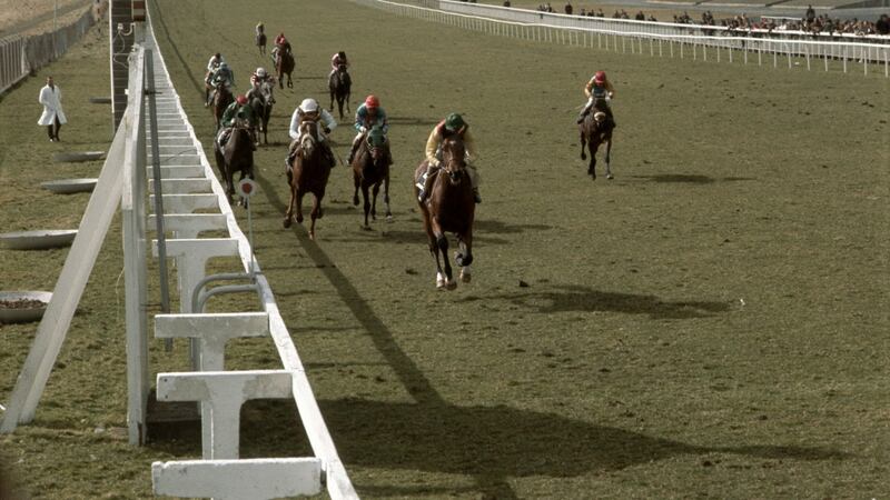 Nijinsky’s first run as a three-year-old came in the Gladness Stakes at the Curragh. Photograph:y F Fennell/Express/Getty Images