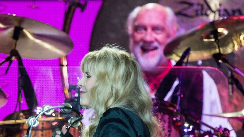 Stevie Nicks and Mick Fleetwood of Fleetwood Mac perform live at The O2 Arena on May 27th, 2015 in London. Photograph: Samir Hussein/Getty