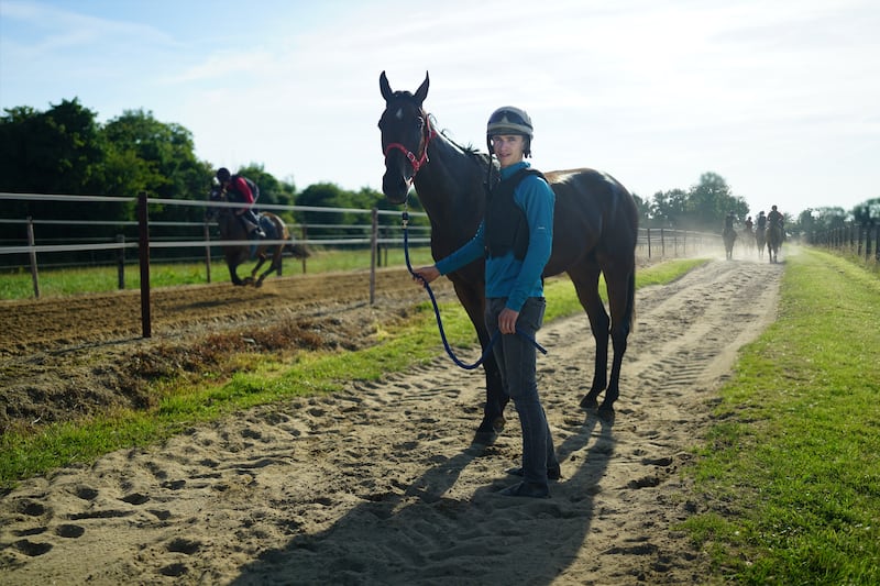 Paddy the Jockey: Paddy O’Hanlon, who won the Irish Grand National on the longest-odds horse ever. Photograph: Ross O'Callaghan