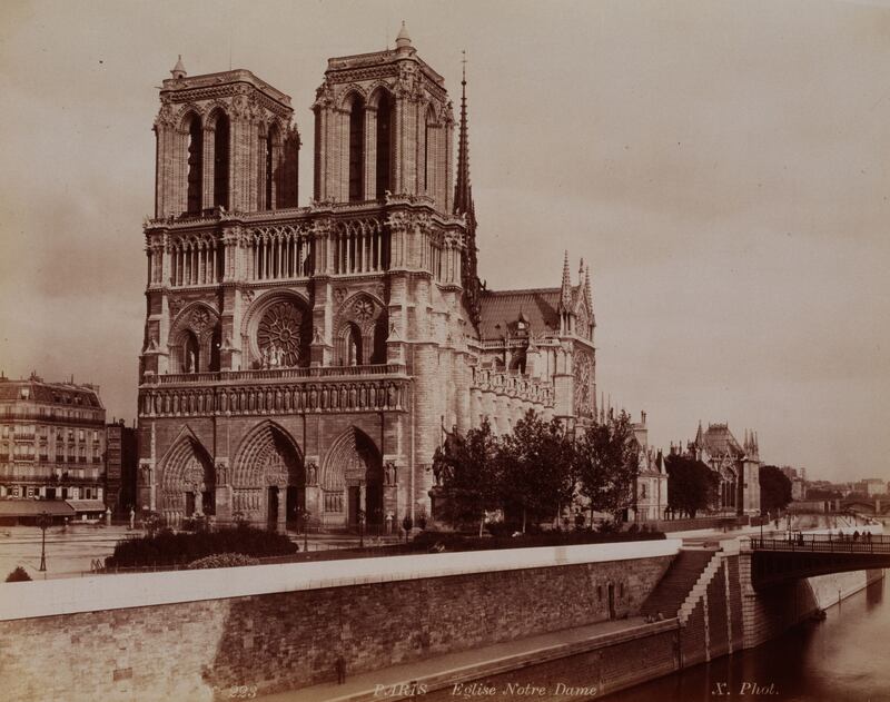 Notre-Dame in about 1890. Photograph: Michael Maslan/Corbis/VCG via Getty