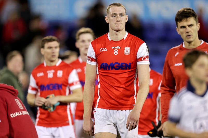 Peadar Ó Cofaigh-Byrne: the towering Dublin panelist is a formidable figure for Cuala. Photograph: Laszlo Geczo/Inpho