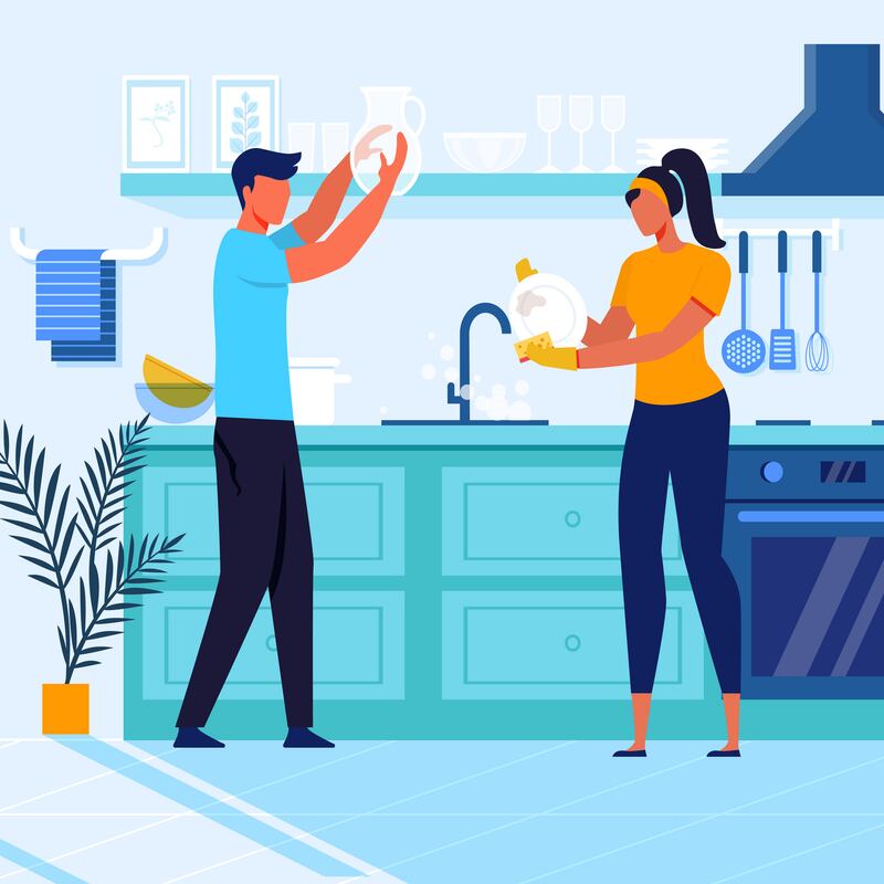 Your kitchen has done a lot of heavy lifting during the pandemic so it is probably due a deep spring clean. Illustration: iStock