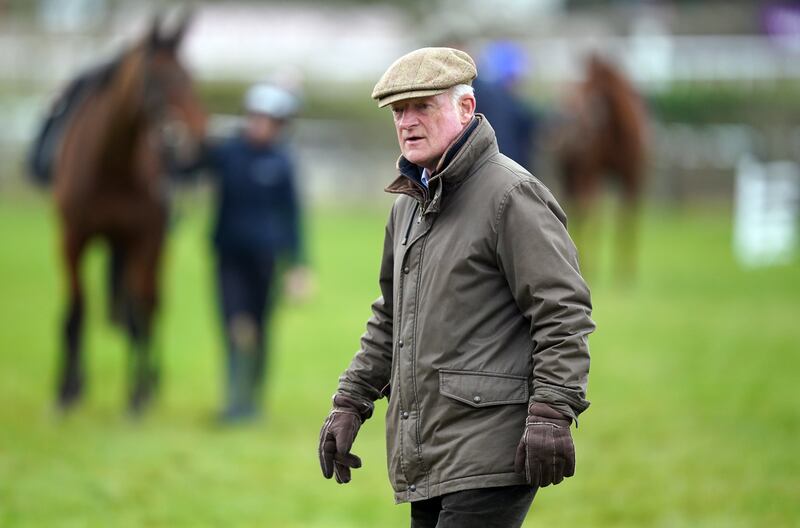 Willie Mullins at Cheltenham Racecourse. Photograph: Mike Egerton/PA Wire 