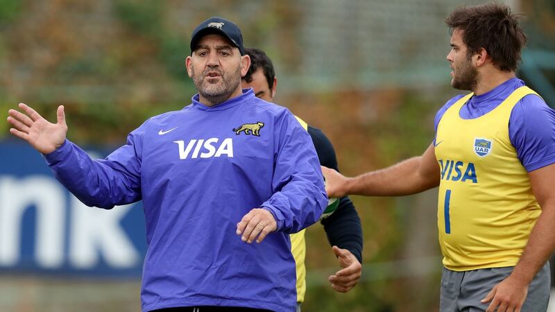 Mario Ledesma: His Pumas team are now playing a running and kicking game that is capable of defeating any team, including New Zealand. Photograph: Bryan Keane/Inpho