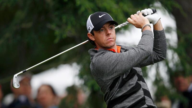 Northern Ireland’s Rory McIlroy finished three over for his first round in the  US Open at the Merion Golf Club in Ardmore, Pennsylvania. Photograph: Matt Sullivan/Reuters