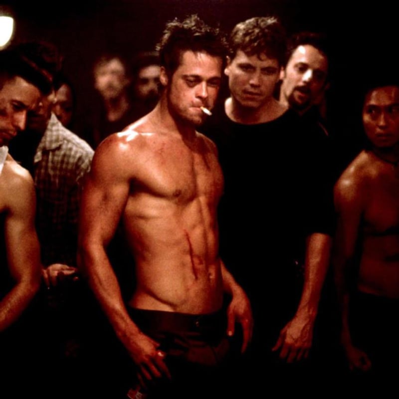 Fight Club: Brad Pitt in David Fincher’s 1999 film