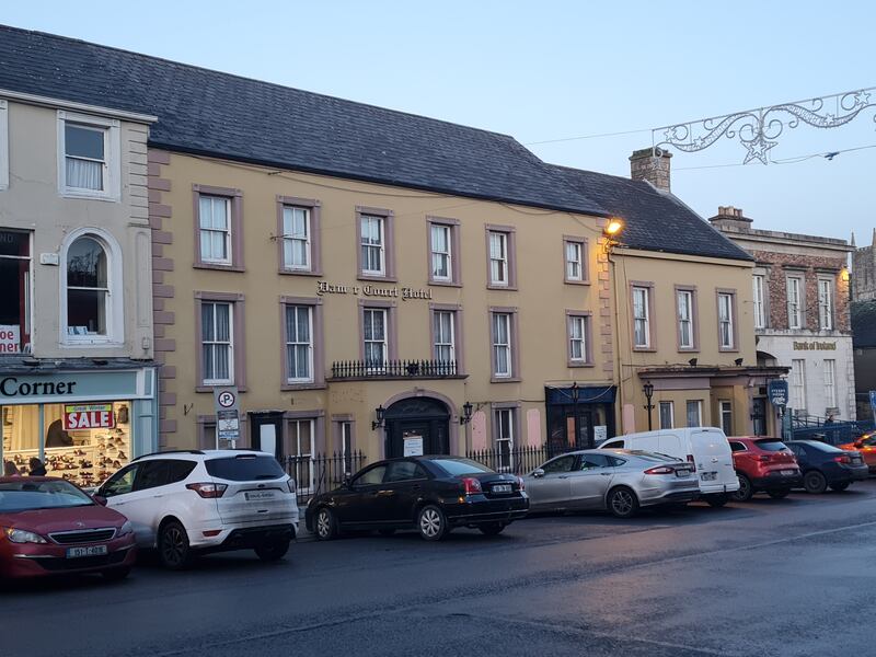 Grant's Hotel, which was also known as Damer Court Hotel, in Roscrea that the Government is going to buy to turn into a community hotel. Photograph: Barry Roche