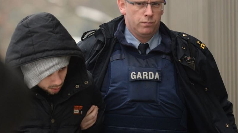 Edger Cesynas of Silken Park Drive, Citywest, was charged with the theft of groceries worth €50 from Lidl.  Photograph: Dara Mac Donaill/The Irish Times