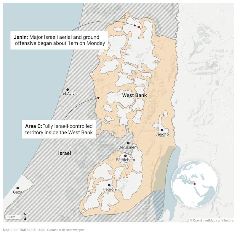 West Bank Map