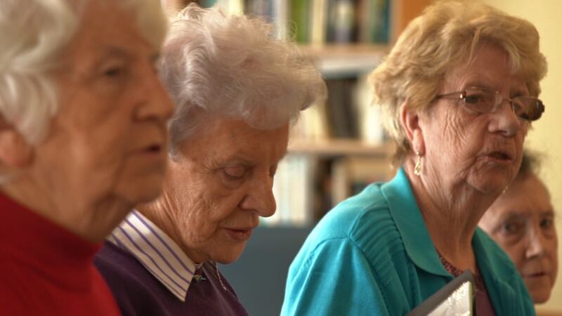 Getting down to rehearsals: Photograph: From the Forever Young documentary