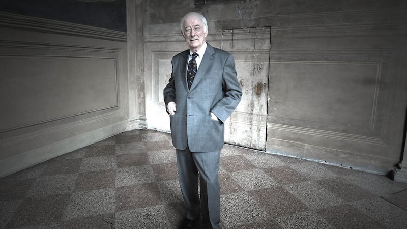 Seamus Heaney in Bologna in 2015.  Photograph: Mario Carlini/Iguana Press/Getty Images