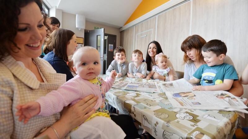 Members of the Blessington Mums community support group. Photograph: Alan Betson