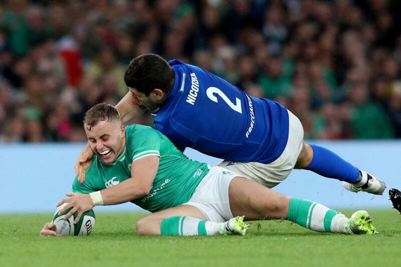 Ireland's Craig Casey. Photograph: Paul Faith / AFP