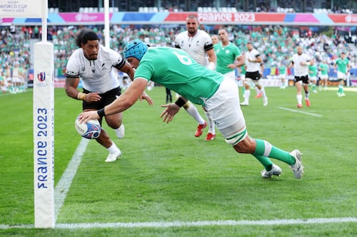 Ireland build up a head of steam as they blow Romania away in Rugby World Cup opener
