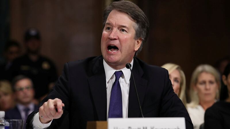 Supreme court nominee Brett Kavanaugh vigorously denied the accusations  and chastised the committee for conducting a “circus”. Photograph: Win McNamee/Pool via Reuters