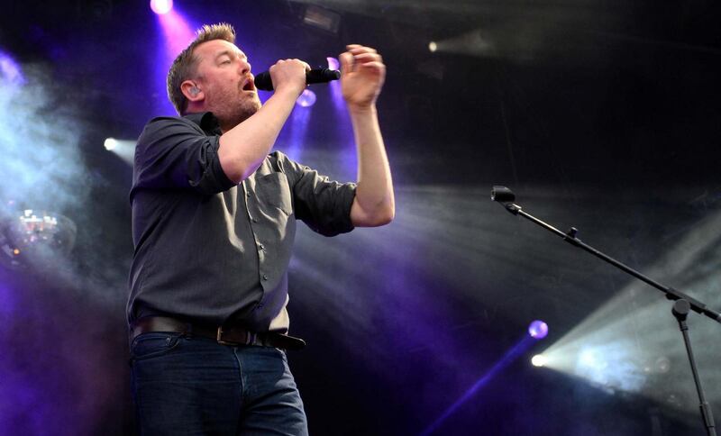 Elbow’s Guy Garvey performs  at IMMA, Royal Hospital Kilmainham in Dublin in 2014. Photograph: Nick Bradshaw