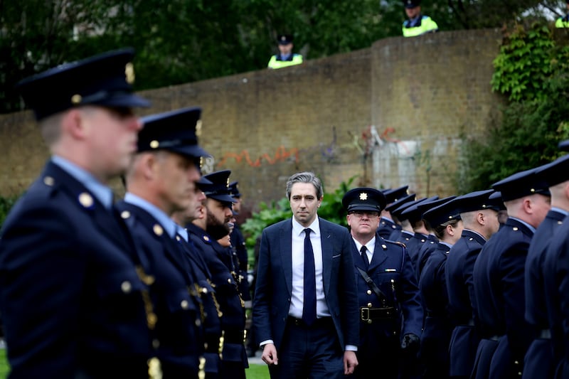 Simon Harris TD at the annual Garda Memorial Day at Dublin Castle last month. Photograph: Sam Boal/RollingNews.ie
