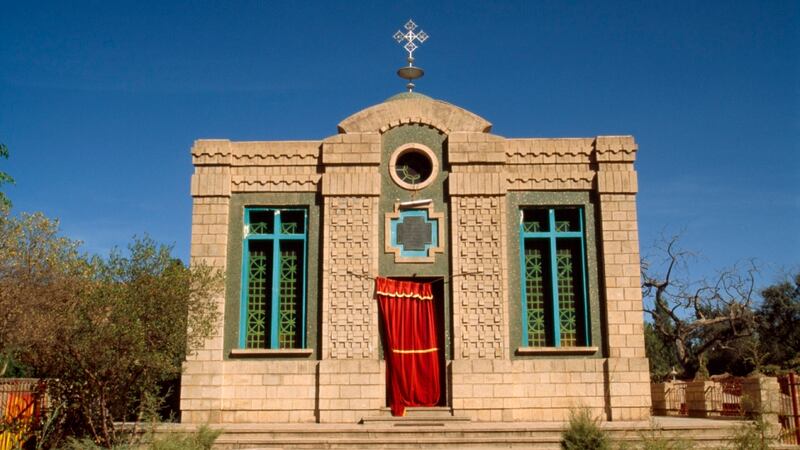 The Mary Zion church in the historic town of Aksum holds the Ark of the Covenant. Photograph: Getty Images