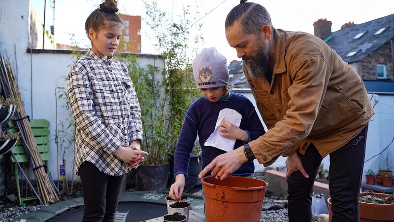 "During the first lockdown we made changes to our small back garden to make it better for the kids; some planting and we introduced some small trees,” Irenie says