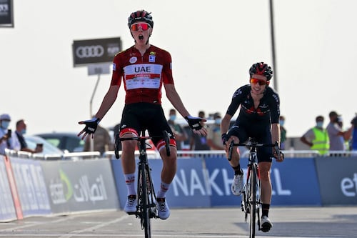 Pogacar holds off Yates’s challenge to extend lead on UAE Tour