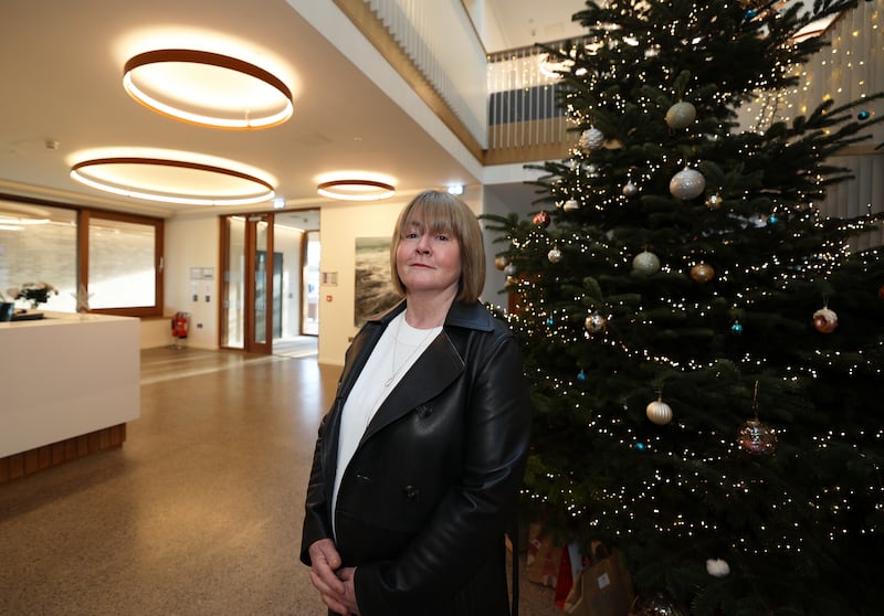 Barbara Ennis, principal of Alexandra College, Milltown, Dublin.  Photograph: Nick Bradshaw