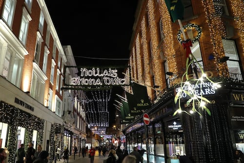Christmas lights to go ahead in Dublin with festive laser light shows