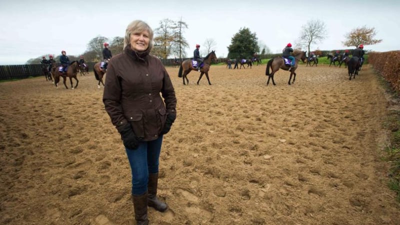 Jessica Harrington: ‘I’ve been training for 25 years and it’s amazing that there aren’t more women involved.’ Photograph: Morgan Treacy/Inpho