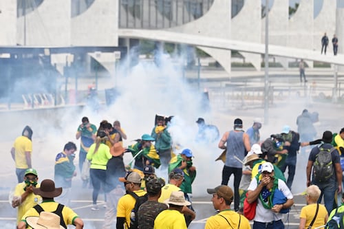 Brazilian police dismantle anti-government protest camps