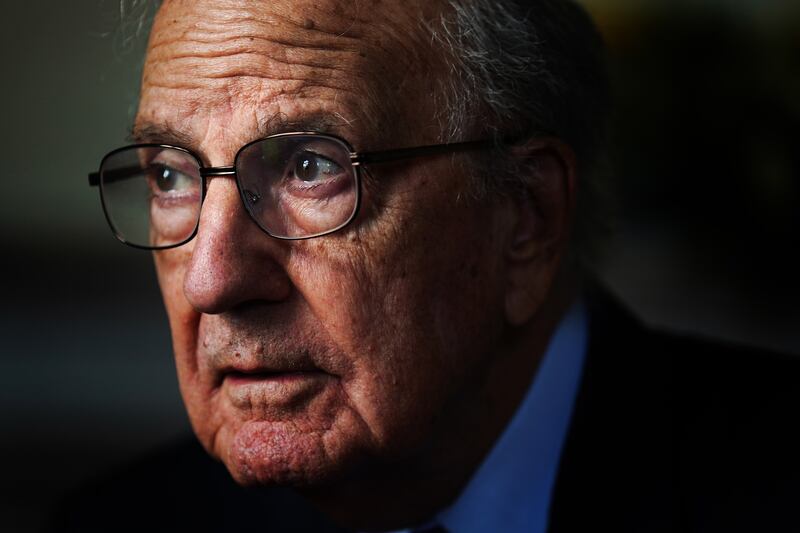 Former US senator and chairman of the 1998 Good Friday Agreement negotiations, George Mitchell. Photograph: Brian Lawless/PA