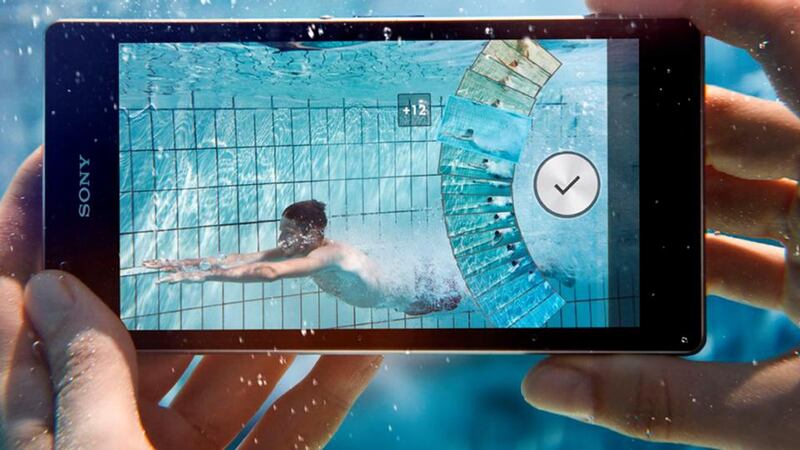 The Sony Xperia Z1: dustproof, waterproof, pretty much person-proof. Photograph: Sony/PA Wire