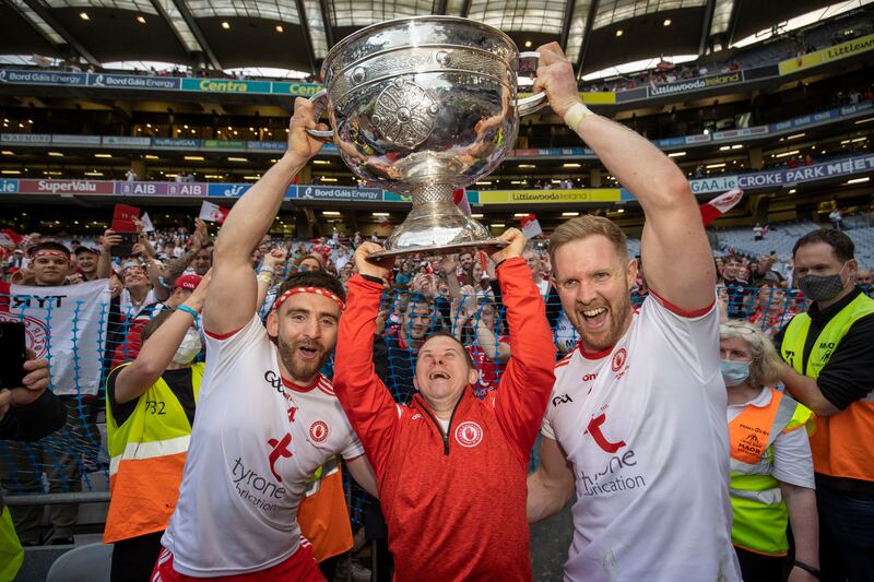 Tyrone's All-Ireland success in 2021 drew a larger TV audience than the 2022 final. Photograph: Tom Honan for The Irish Times.