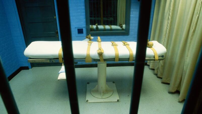 The lethal injection chamber in Huntsville, Texas. Photograph: David J Sams collection/The Image Bank