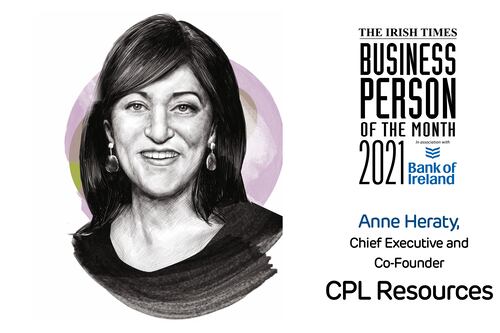 The Irish Times Business Person of the Month: Anne Heraty