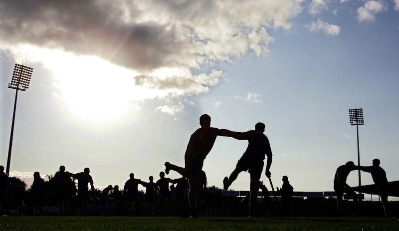 Squad training: “What was the intercounty scene 10 years ago is the elite club scene now,” says one veteran administrator. Photograph: Donall Farmer/Inpho