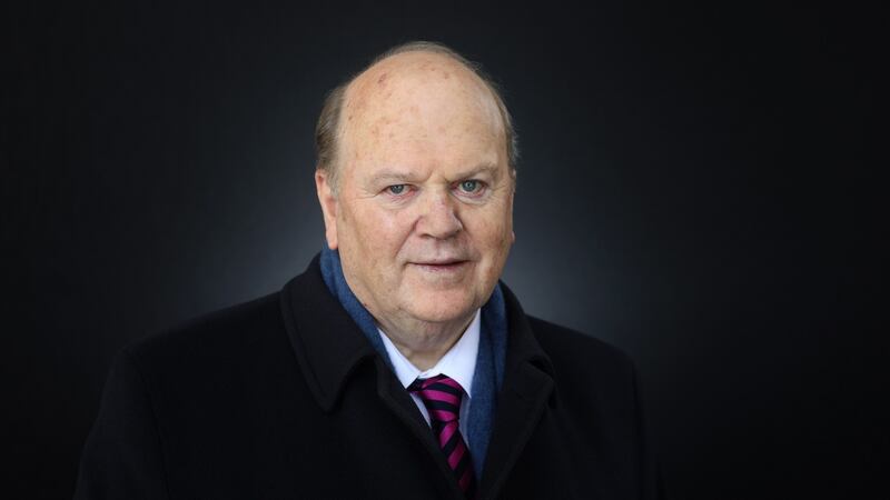 Minister for Finance Michael Noonan:  first signalled last April, amid growing Opposition pressure, that he would close off loopholes allowing so-called vulture funds to avoid tax on profits made from Irish property.   Photograph: Simon Dawson/Bloomberg