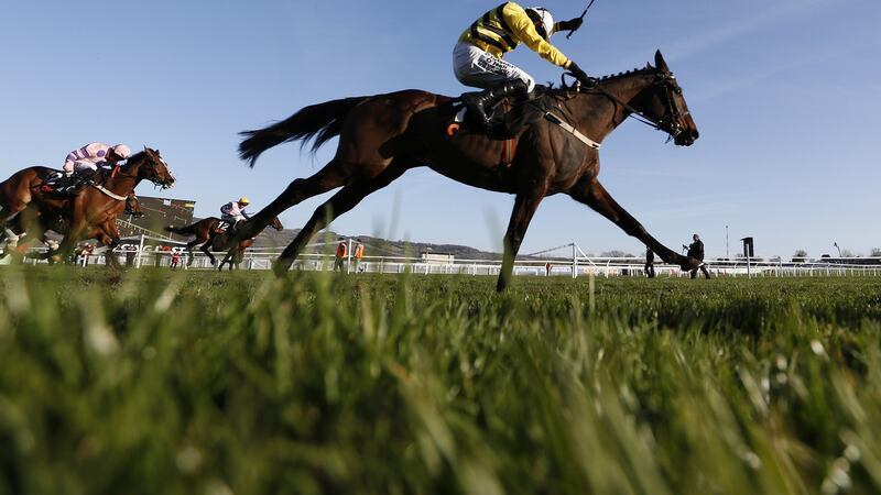 Paul Townend riding Glens Melody to win  The  Mares’ Hurdle at Cheltenham in 2015. It was his first winner at the festival but the race was more renowned for favourite Annie Power’s fall at the last under Ruby Walsh. Photograph:  Alan Crowhurst/Getty Images