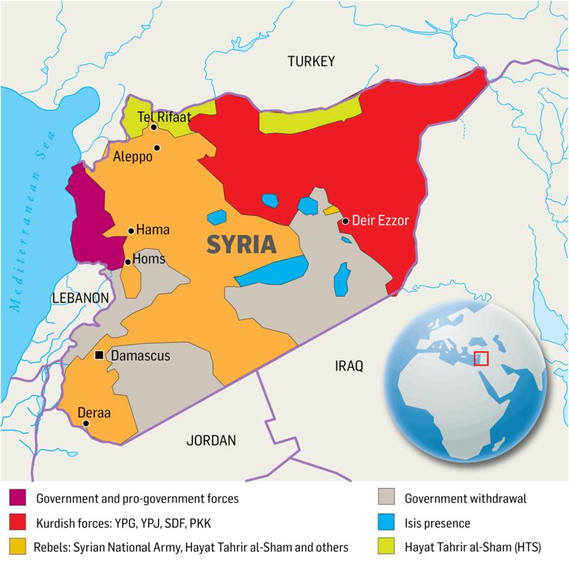 Syria Map 0812