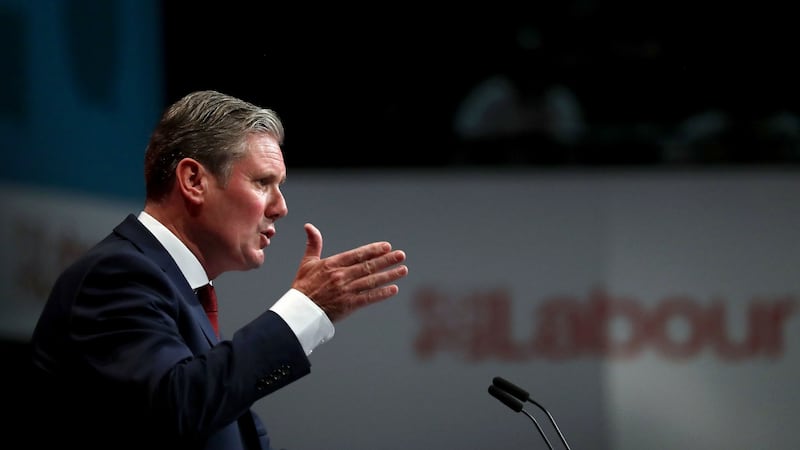 Sir Keir Starmer says Labour is prepared to   take action through the courts . Photograph: Gareth Fuller/PA