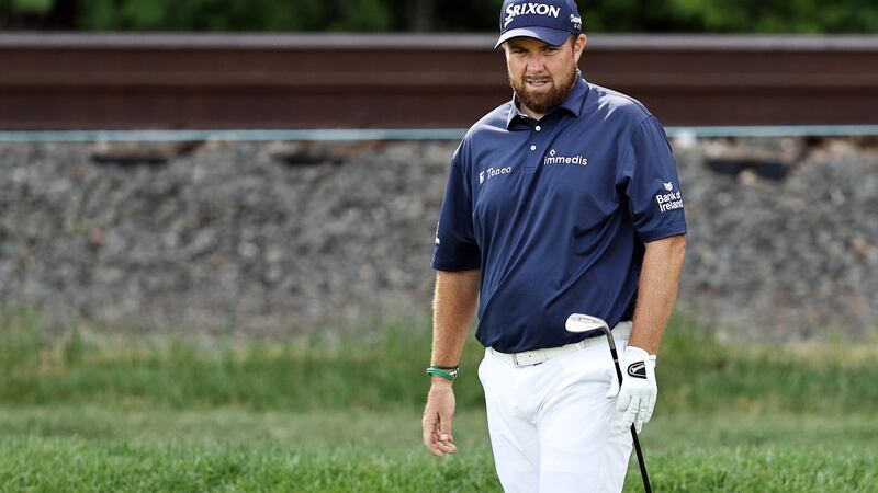 Shane Lowry  on the 13th green during the first round of the Travelers Championship at TPC River Highlands  in Cromwell, Connecticut. (Photograph: Elsa/Getty Images